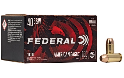 FED AM EAGLE 40S&W 180GR FMJ 100/500 Federal