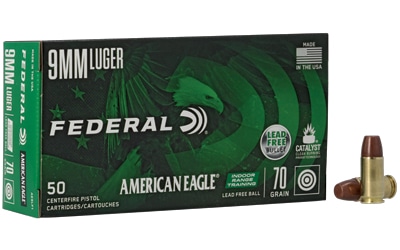 FED AM EAGLE 9MM 70GR LFB 50/500 Federal