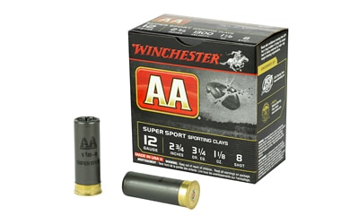 WIN AA SS 12GA 2.75" #8 25/250 Winchester