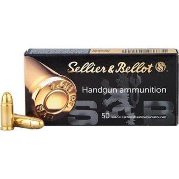 Sellier & Bellot Pistol & Revolver Ammo 9mm Luger 115 gr FMJ 50/ct