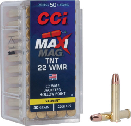 CCI MAXI-MAG 22WMR 30GR TNT CCI Ammunition