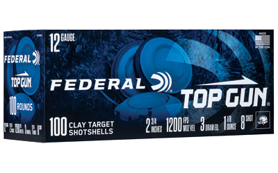 FED TOP GUN 12GA 2.75" #8 100/200 Federal Ammunition