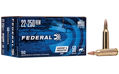 FED AM EAGLE V&P 22-250 50GR 50/250 Federal Ammunition