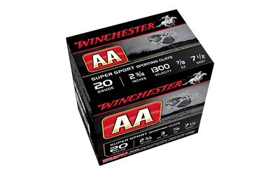 WIN AA SPRT SC 20GA 2.75 #7.5 25/250 Winchester