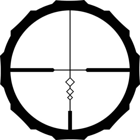 0101440_RETICLE.jpg CRIMSON TRACE SCOPE BRUSHLINE - PRO 2-7X32 BDC MATTE