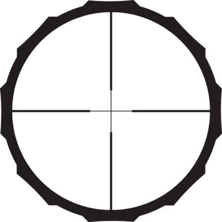 0101490_RETICLE.jpg CRIMSON TRACE SCOPE BRUSHLINE - PRO 4-12X40 PLEX MATTE