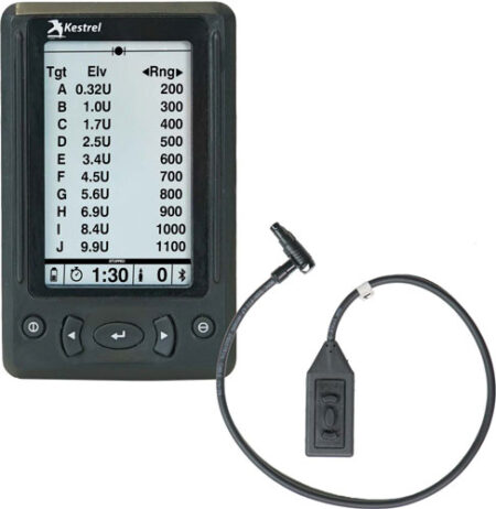 KESTREL HUD FOR 5 SERIES BALL- - ISTICS METERS BLACK W/REMOTE