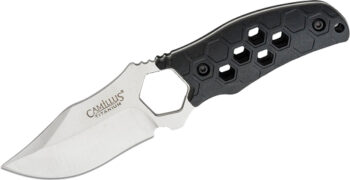19489C.jpg CAMILLUS COMB FIXED BLADE - 3.5" SS BLADE HONEYCOMB BLACK