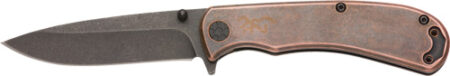 3220473.jpg BROWNING KNIFE RIVET FOLDER - 3" COPPER W/FINGER FLIPPER