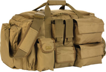 80261COY.jpg RED ROCK OPERATIONS DUFFLE BAG - 7 EXTERNAL UTILITY POUCHES TAN