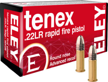 A00130.jpg ELEY TENEX RAPID FIRE PISTOL - 22LR 40GR RN 50RD 100BX/CS