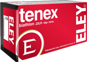 A01400_3.jpg ELEY TENEX BIATHLON 22LR 40GR - FLAT NOSE 50RD 100BX/CS