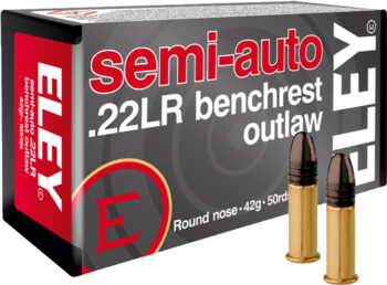 A02320-1.jpg ELEY OUTLAW SEMIAUTO BENCHREST - 22LR 42GR 50RD 100BX/CS
