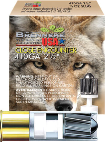 BRENNEKE USA CLOSE ENCOUNTER - 410 2.5" 1/4OZ SLUG 5RD 90BX/C