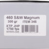 A345_SIDE.jpg UNDERWOOD 460 SW MAG 300GR - XTP JHP 20BX/10CS