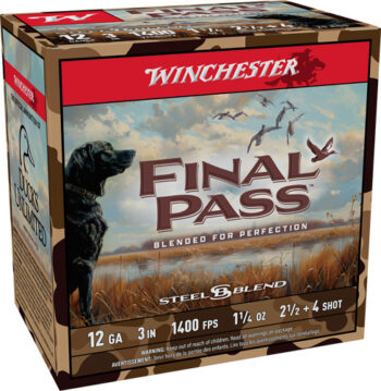 WINCHESTER FINAL PASS 12GA 3" - 1-1/4OZ #2.5 & #4 25RD 10BX/CS