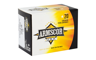 ARMSCOR 45ACP 230GR JHP 20/500