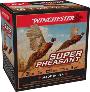 WINCHESTER SUPER PHEASANT 20GA - 1-1/4OZ #5 1250FPS 25RD 10BX/C