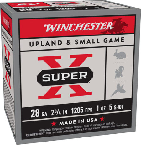 AX28H5_2.jpg WINCHESTER SUPER-X 28GA 2.75" - 1OZ #5 1205FPS 25RD 10BX/CS