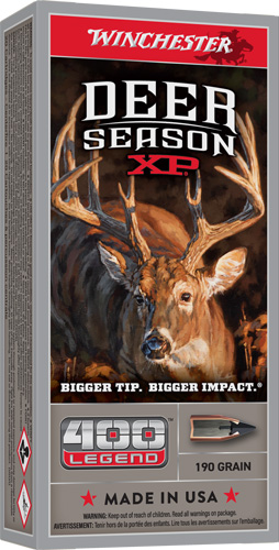 AX400DS.jpg WINCHESTER DEER XP 400 LEGEND - 190GR POWER POINT 20RD 10BX/CS
