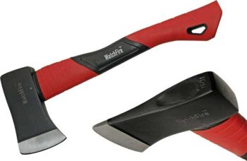 AX6801-1.jpg SZCO RITE EDGE 14" FIBERGLASS - CAMP AX RED HANDLE 4" BLADE