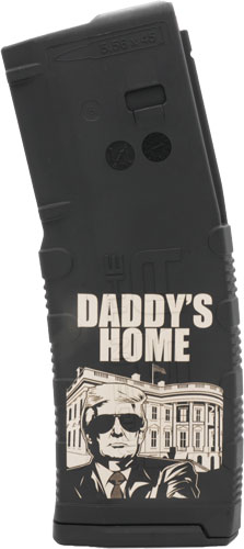BROMAG30TRDHWH_1.jpg BLACK RAIN MAGAZINE 5.56X45 - 30RD BLACK TRUMP DADDY'S HOME
