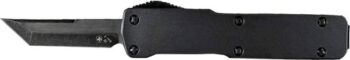 TEMPLAR KNIFE CALI LEGAL OTF - BLACK ALUMIN 1.8" D2 BLK TANT