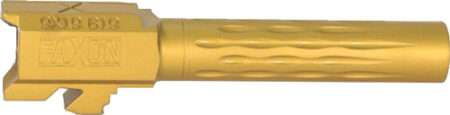 FF23451.jpg FAXON FITS GLOCK 19 BARREL 9MM - FLAME FLUTED NON THREADED TIN
