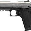 BROWNING 1911-380 SS 380ACP - 3.58"COMP 8RD BLK/SS W/RAIL