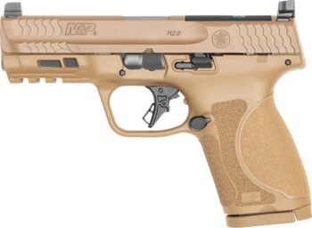 S&W M&P9 M2.0 COMPACT 9MM 4" - 15-SH OPTICS READY NO SFTY FDE