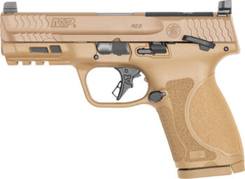 S&W M&P9 M2.0 COMPACT 9MM 4" - 15-SH OPTICS READY SAFETY FDE