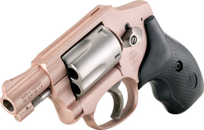 G13632_LEFT-FRT-ANGLE-1.jpg S&W 642 38SPL+P 1.88" FS - 5-SHOT SS ROSE GOLD FRAME