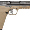 S&W M&P 5.7 NO THUMB SAFETY 5" - 2-22 RD MAGS OPTIC CUT FDE/BLK