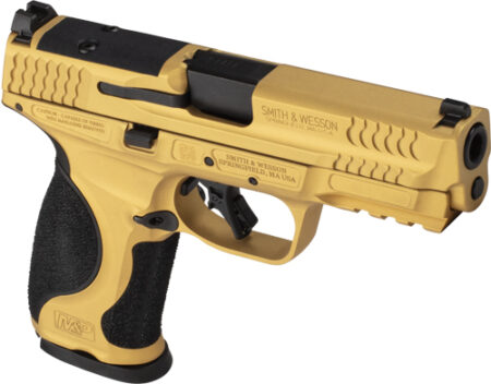 S&W M&P9 M2.0 METAL 9MM 4.25" - 10-SHOT GOLD CERAKOTE