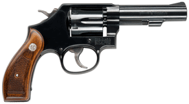 G150786.gif S&W 10 CLASSIC 38SPL+P 4" FS - BLUED ROUND BUTT WOOD