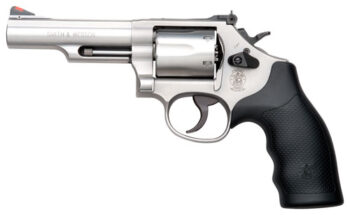S&W 66 357 MAG 4.25" ADJ - 6-SHOT STAINLESS RUBBER