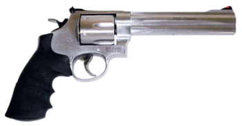 S&W 629 44MAG 6.5" AS 6-SHOT - STAINLESS STEEL RUBBER