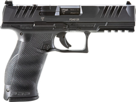 WALTHER PDP OR 9MM 5" - 18-SHOT BLACK POLYMER FRAME