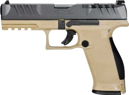 WALTHER PDP OR 9MM 4.5" - 18-SHOT TAN POLYMER FRAME