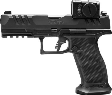 WALTHER PDP PRO ACRO INSTALLED - 9MM 4.5" 18-SHOT BLACK FRAME