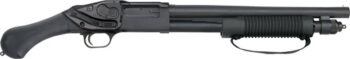 MOSSBERG 590 SHOCKWAVE 12GA 3" - W/ CTC LASER SADDLE BLUED