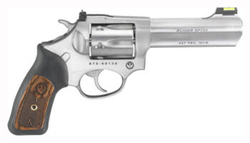 RUGER SP101 327 FED MAG 4.20" - ADJ. STAINLESS RUBBER