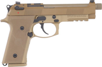 BERETTA M9A4 G 9MM 5.1" 18RD - TAN OPTICS READY THREADED USA