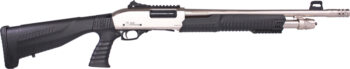 GPAS12SNPG_2.jpg IVER JOHNSON PUMP 12GA 3" 18" - NICKEL QD PISTOL GRIP STOCK