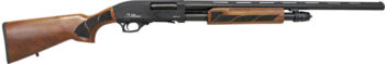 GPAS20WOOD26.jpg IVER JOHNSON PUMP 20GA 3" - 26"VR BLACK WALNUT
