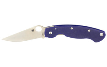 SPYC36GPDBL_1.jpg SPYDERCO MILITARY MODEL G-10 BLUE