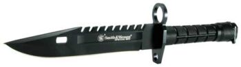 S&W BAYONET SPECIAL OPS M-9 - 7.8" FIXED BLADE BLACK
