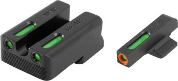TG13NV1PC.jpg TRUGLO SIGHT SET 1911 260/450 - TFX PRO GREEN/ORANGE OUTLINE