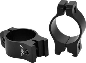 V420M.jpg WARNE VAPOR 1" LOW MATTE RINGS - ALUMINUM FITS 3/8-11MM DVETAIL