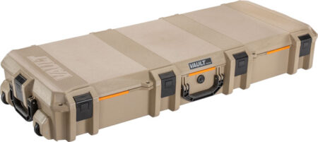 VCV730TAN.jpg PELICAN VAULT TACTICAL RIFLE - CASE W/ WHEELS/FOAM 44" TAN